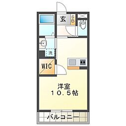 BeGarden ワンルームの間取図画像