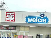 ドラックストア「ウエルシア津神納町店まで526ｍ」