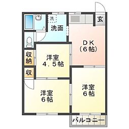 友コーポラス A棟 2階