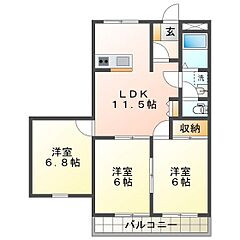 物件の間取り