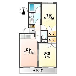 プリベール 2階