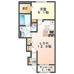 グランツ南新町 B 1階