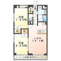 物件の間取り