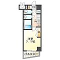 レジデンスハマダ9階6.5万円