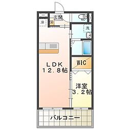 グッドスリー白須賀 1LDKの間取図画像
