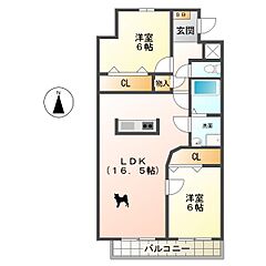 物件の間取り