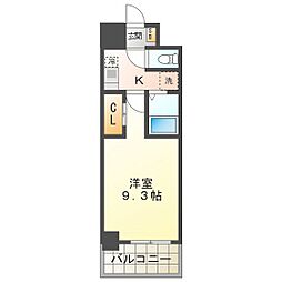 WillDo四日市白須賀 1Kの間取図画像