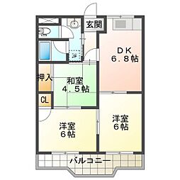 コスモハイム幸 2階