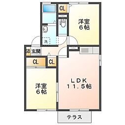 ピアチェーレ C 1階