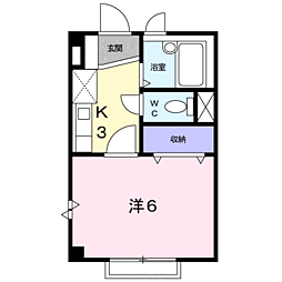 シングルハイツ川島 1階/103