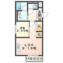 クレアール 101 ｜ 三重県四日市市中町（賃貸マンション1LDK・1階・32.32㎡） その2