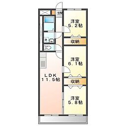 エクラときわ1 2階