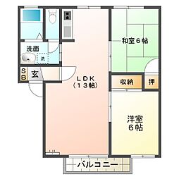 クレールパル 2階