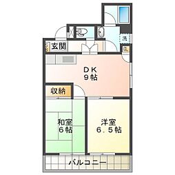 間取図画像 2DK