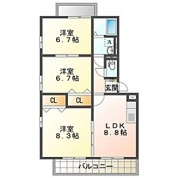 エンブレーム和合 3階/3B
