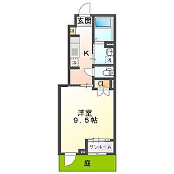 ソシア南富田Ａ 1階