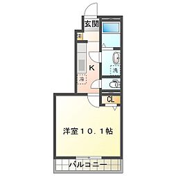 アイリス笹川 1階/101