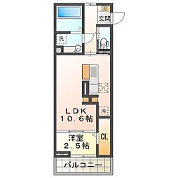 ディーシャンブル鵜の森 1階/106