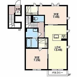 グランレトワール B 2階/201