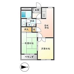 コンフォート楠 2階/206