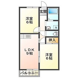 フォンティーヌA棟 2階/203