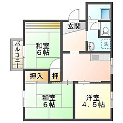 第2コーポヤマモト 2階/202