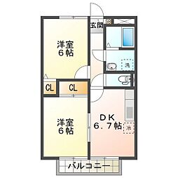 ライフステージ栗田 2階/202