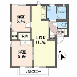 ラプランタンB 2階/201