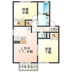 ベルモア 2階