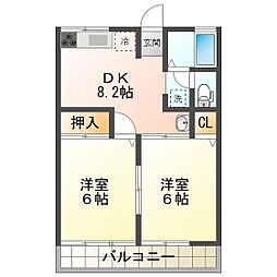 カルテット開栄 2階/A201