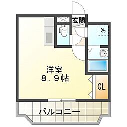 ユーミーマンション加藤A棟 ワンルームの間取図画像