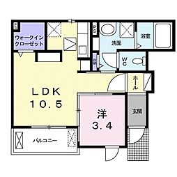 ツヴァイ中川 1階/102