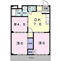 シティハイツさざらいＡ 1階/1C