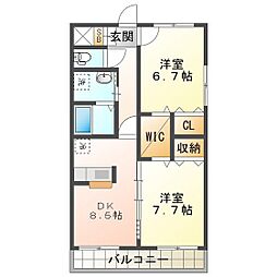 シダーフィールド 2階/201