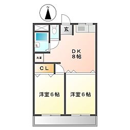 ウイングHeart 2階