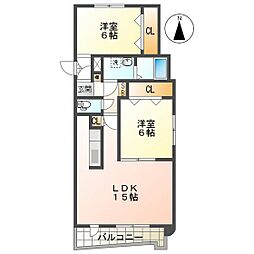 メゾン　ルミエールII 2階