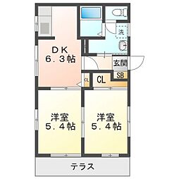 エルミタージュ旭ヶ丘 1階