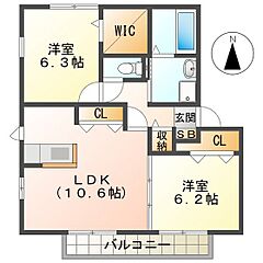 物件の間取り