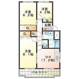 フィオーレマキ 2階/2G