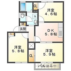 物件の間取り