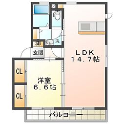 ベルフォーレ B 1階