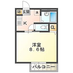 リヴェール鈴鹿B 2階