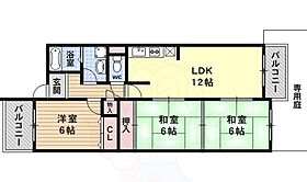 ヴェルデ三番館  ｜ 京都府京都市西京区山田北山田町（賃貸マンション3LDK・3階・70.06㎡） その2