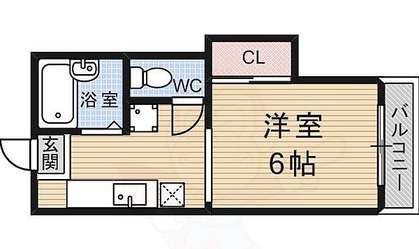 ライトハウスウエスト ｜京都府京都市伏見区両替町１２丁目(賃貸アパート1K・1階・21.00㎡)の写真 その2