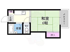 ハイツエイワB棟  ｜ 京都府京都市伏見区桃山井伊掃部西町（賃貸アパート1K・2階・19.83㎡） その2