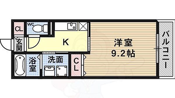 エコー ウエスト ｜京都府京都市西京区桂畑ケ田町(賃貸マンション1K・1階・30.66㎡)の写真 その2