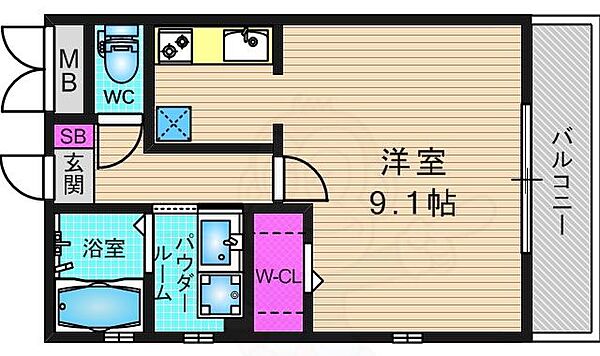 エルベコート東山七条 ｜京都府京都市東山区上堀詰町(賃貸マンション1K・3階・31.87㎡)の写真 その2