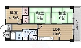 足立ハイツ竹田  ｜ 京都府京都市伏見区竹田久保町（賃貸マンション3LDK・2階・58.32㎡） その2