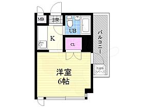 サンハイツ西京極  ｜ 京都府京都市右京区西京極西池田町（賃貸マンション1K・5階・17.00㎡） その2