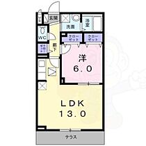 カーサアルドーレ2  ｜ 京都府京都市伏見区深草大亀谷東久宝寺町（賃貸アパート1LDK・1階・45.88㎡） その2